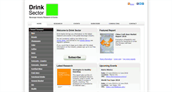 Desktop Screenshot of drinksector.com
