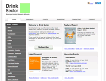 Tablet Screenshot of drinksector.com